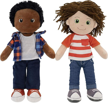 Playtime by Eimmie 14" Soft Baby Doll for Boys (Charlie) - Plush Rag Doll for Toddlers & Infants, Washable Stuffed Toy with Sensory Fabric Body - Great for Baby Showers, Birthdays & Special Occasions