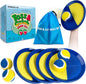 EVERICH Upgraded Toss and Catch Ball Game Set, Outdoor Games for Family Outdoor Toys Yard Games, Beach Pool Toys Camping Game for Adults Family with 4 Paddles 4 Balls, Great Gifts Idea