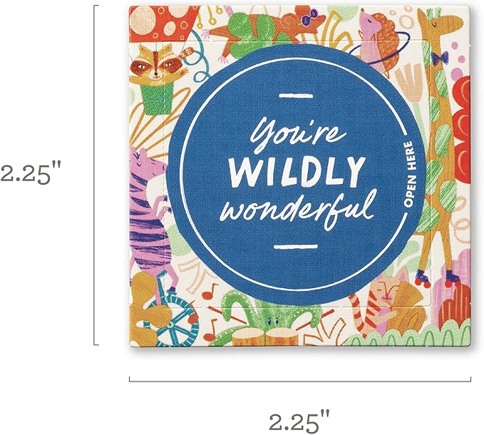 Compendium ThoughtFulls for Kids – You're Wildly Wonderful – 30 Pop-Open Cards to Share with Kids, Each with a Different Inspiring Message Inside
