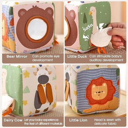 Youuys Baby Tissue Box Toy for Babies 6-12 Months - Montessori Toys Baby Tissue Box Sensory Toys for 1 Year Old - Boy Girl Gifts for Babies 6 12 18 Months Old