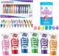 Tub Works® My Colorful Bath™ Kids Bath Set | Nontoxic | Fizzy Bath Color Tablets (150 Count), Smooth™ Bath Crayons (12 Pack) & Bath Paint Soap (6 Pack) | Creative Bath Toys for Toddlers & Kids