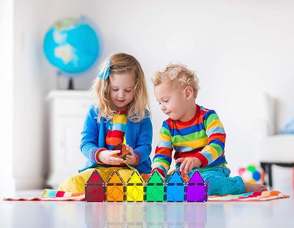 Magnet Tiles Building Blocks for Kids 32 Pieces Magnetic Educational Learning STEM