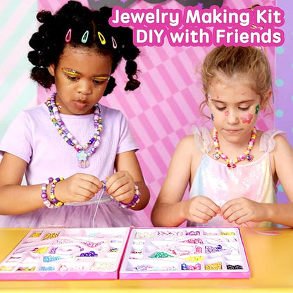 Charm Bracelet Making Kit for Kids,Jewelry Making Kit Gifts for Kids 6-12 Year, Birthday Gift,Girls Toys Ages 6,7,8,9,10