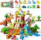110PCS Dinosaur Toys Magnetic Cubes for Kids, Magnetic Building Blocks for Kids Ages 4-8 8-12, Magnet Blocks Classroom Must Haves Sensory Construction Toys for Boys Girls Gifts
