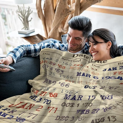 Reading Blanket Gifts for Book Lovers, Book Gift for Women, Book Blanket 60"x 50" Librarian Gifts Birthday Christmas Thanksgiving Gift for Women