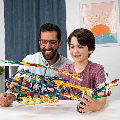 K'NEX - 100 Model Building Set ‚ 863 Pieces, STEM Building, Kid Construction Set‚ Ages 7+