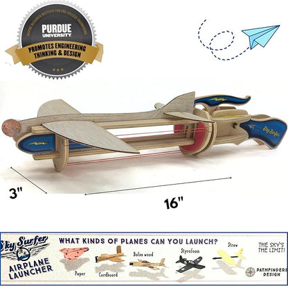 PATHFINDERS STEM Kit – Paper Airplane Launcher | Science Kits for Kids | stem Toys Physics Toys | Kids Engineering kit | Learning Resource