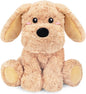 Golden Retriever Dog Microwavable & Weighted Puppy Stuffed Animals- 1.5 Lbs Unscented Doodle Heating Pad for Warmth, Period Cramps & Anxiety, Cute Dog Plushie Toy Gifts for Women Girls & Kids