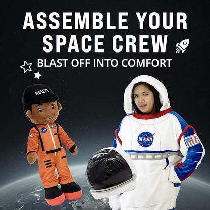 Playtime by Eimmie 14”Charlie NASA Doll - Soft Baby Doll - Plush Rag Dolls for 2 Year Old Girls Boys Toddler & Infants - Astronaut Plush Washable Doll - Space Themed Stuffed Toys, Astronaut Plush Toy