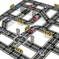 Magnetic Tiles Road Set with Pullback Car, Magnetic Tiles for Kids Ages 3-5 4-8, Magnet Building Tile for Toddler Kids Boys Girls, Creative STEM Building Toy & Learning Educational Magnet Toys