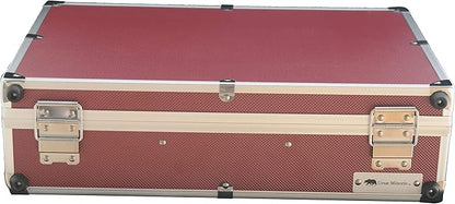 Ursae Minoris Elite Red Aluminum Box for 100 Certified or Certified-Style Coin Holders NGC, PCGS, ANACS, Elite, Lighthouse, BCW