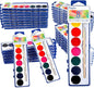 36 Pack Watercolor Paint Set for Kids,8 Color Washable Water Colors Paint Kids,Watercolor Paint with Brushes for Party Favors,Classrooms,Art Supplies