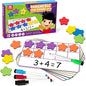 Coogam Magnetic Ten-Frame Set, Math Manipulative EVA Number Counting Games, Montessori Educational Toy Gift for Kindergarten Classroom Kids 3 4 5 Year Old