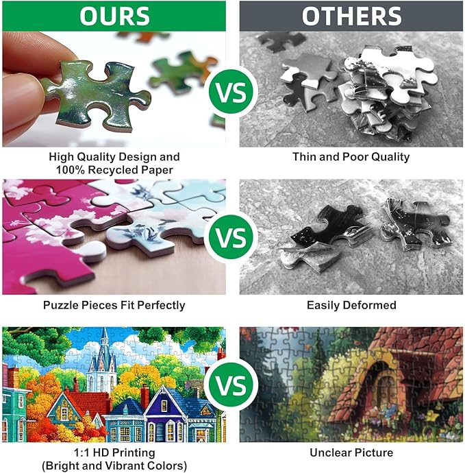 Floral Bouquet 500 Piece Jigsaw Puzzle for Adults Colorful Wildflowers & Vases Puzzle - Premium Art Puzzle for Adults, Family or Seniors - 15"x23" Challenging Puzzle with Poster