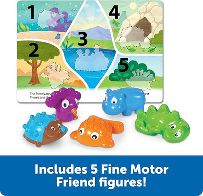 Learning Resources Spike and Friends Counting & Colors Book Set - 6 Pieces, Age 18 Month+ Toddler Activities, Educational Toys Set, Color Teaching Toys