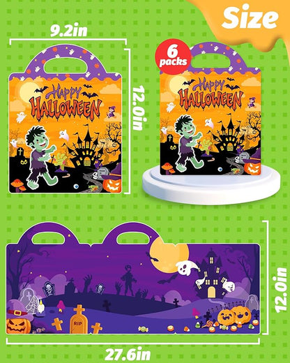 Reusable Sticker Book for Toddlers 2-4 Years, Stickers for Kids, Toddler Craft Activities, Toddler Travel Toys Ages 2+ Boy Girl Birthday Gifts - Halloween