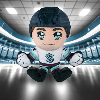 Bleacher Creatures Seattle Kraken Player 8" Kuricha Sitting Plush - Soft Chibi Inspired NHL Player