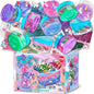 35.16 FL OZ Unicorn Slime for Girls 6-8, FunKidz 1040 ML Rainbow Glitter Premade Slime Toy 8 Packs Birthday Party Gifts for Kids