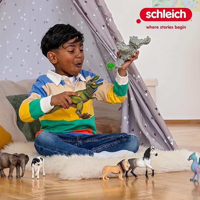 Schleich Farm World - 96PC Riding Center with 2 Horse Figurines, Rider Figure, and Accessories - Screen Free, Realistic Farm Animal Toys for Girls and Boys - Kids 3+ | 42195