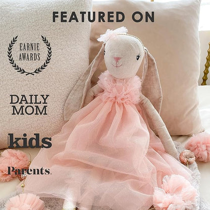 MON AMI Gloria The Bunny Ballerina Stuffed Animal Doll – 26”, Rabbit Plush Ballerina Doll, Use as Toy or Room Decor, Great Easter for Kids of All Ages