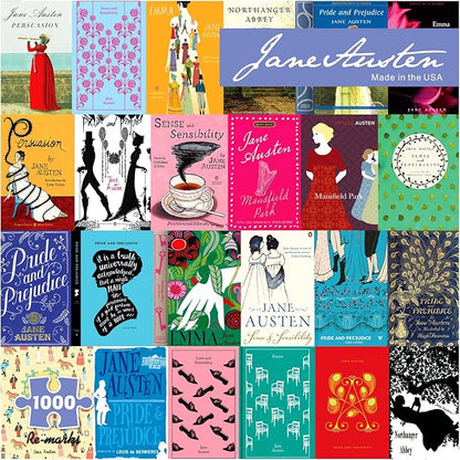 Re-marks Jane Austen Literary Jigsaw Puzzle, 1000 Piece Puzzle for All Ages