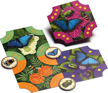 Pollen - Bard Game - Tile Laying Game - 2-4 Players - 40 Minute Play Time (Pollen Base Game)