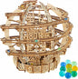 Wood Trick Wooden Marble Run Electric Motorized - 3D Wooden Puzzles for Adults to Build - 17x16 - Marble Maze Wooden Model Kits for Adults to Build