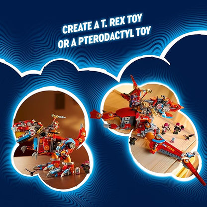 LEGO Dreamzzz Cooper’s Robot Dinosaur C-Rex Building Toys - Dinosaur Toys for Kids, Boy & Girls, Ages 9+ - Birthday Gift for Children - 71484