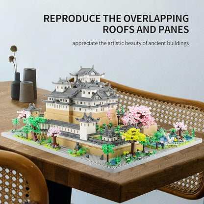 Japan Himeji Castle Micro Building Block Model 10080 PCS for Adults Architecture Landmarks Collectible Toy Present Model Kit