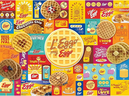 RoseArt - Kellogg's - Leggo My Eggo - 1000 Piece Jigsaw Puzzles for Adults