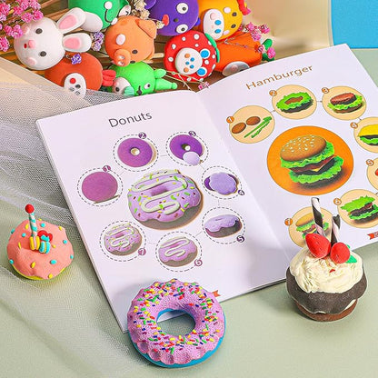 ifergoo Modeling Clay Kits - 65 Colors Air Dry Clay for Kids, DIY Molding Toys with Sculpting Tools, Ultra Light & Soft, DIY Crafts School Classroon Projects, Gifts for Ages 3-12 Boys & Girls Kids