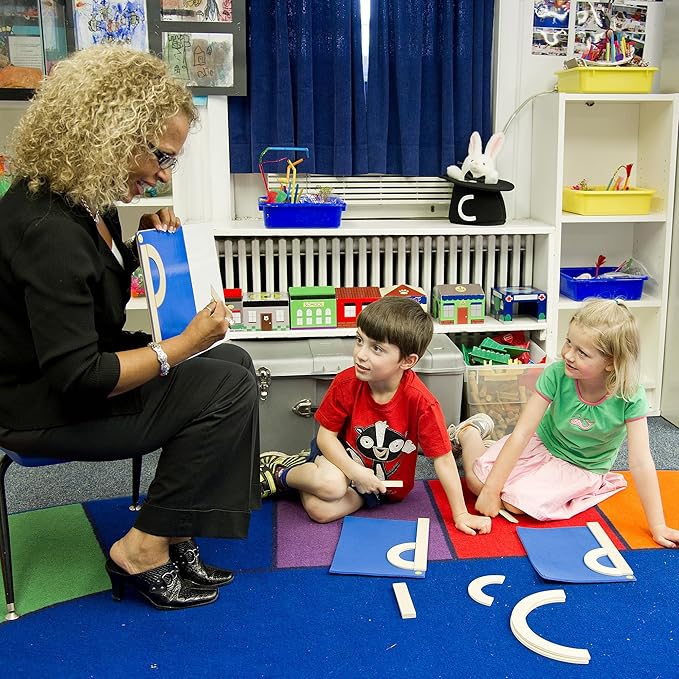 Learning Without Tears Show Me Magnetic Pieces for Capitals, Age 3+, Pre-K+, Handwriting Without Tears, Hand-on Large Letters, School & Home, Language Arts, Tutoring, Sensory