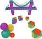 3D Building Set for Learning Math, Includes Many Online Activities, Jumbo Size, 512-pc, Made in USA