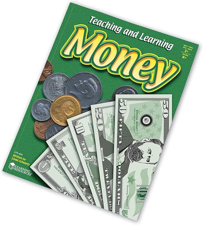 Learning Resources Teaching and Learning Money Activity Book, Counting/Sorting, Grades 4+,Multicolor