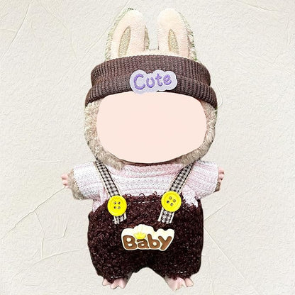 4 Pack—17cm Doll Clothes,Premium Doll Outfit with Accessories,Doll Princess Skirt,Cute Clothes Outfit for 17cm Dolls,End Dolls Fashion Clothing Set(No Dolls and Shoes) (Set V)
