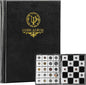 Uncle Paul 200 Pockets Collecting Album for Coin Flip - Classic Large Capacity Collection Book Coin Holder for Stamps Medals Badges Black CS46BK01