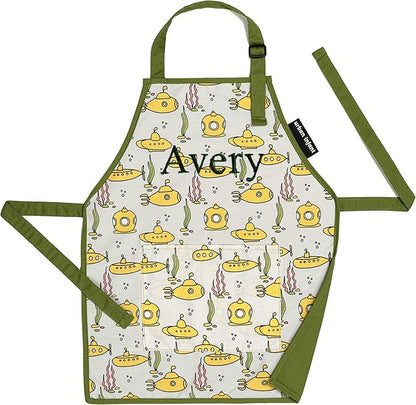 Urban Infant Little Helper Kids Apron - Children's Cooking Art Gardening - Great Gift for Toddler Boys and Girls