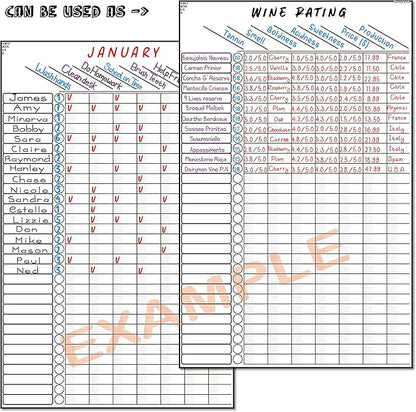 Multi-use Magnetic to-Do List Board Chore Chart List Goal Planner Task Habit Tracker Monthly Weekly Daily Homework Child Calendar Family Wedding Checklist Chirstmas Gift Kitchen Fridge Dry Erase Board