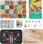 MineCrystals Jewelry Making Kit DIY Natural Crystal Chip Stones Beads Tools kit Jewelry Wires Findings Supplies Instruction Guide Gift Box for Adult Teens Craft Bracelet Earring Necklace