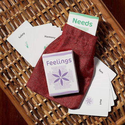 Powerful Communication Tool (Feelings and Needs Flash Cards) for Empathy and Emotional Intelligence