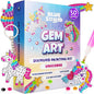 Blue Squid Diamond Art Kits for Kids – Unicorn - Fun & Easy DIY 5D Gem Art Gift Set for Keychains, Stickers, Sun Catchers - Diamond Painting Kit Arts & Crafts Kit for Kids, Girls, Boys Ages 6-12