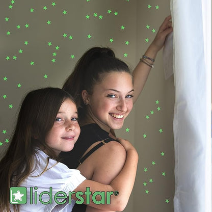 Stars for Ceiling – Glow in The Dark Stars and Moon Wall Decals for Kids Bedroom or Nursery, Luminous Star Stickers for Ceiling, Self-Adhesive Fluorescent Night Sky Decor, Gift for Boys and Girls