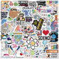 110pcs Science Stickers Pack, Chemistry, Biology, Physics, Science Classroom Decor for School Teacher Student Laboratory Sticker Decals for Laptop Water Bottle Notebook Science Party Favors and Decor