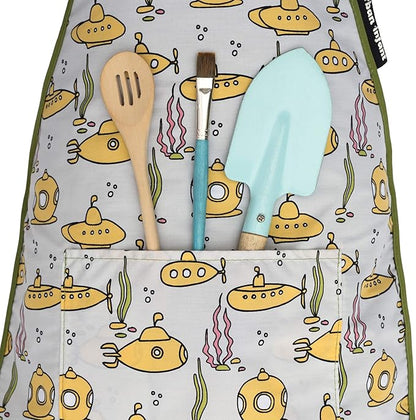 Urban Infant Little Helper Kids Apron - Children's Cooking Art Gardening - Great Gift for Toddler Boys and Girls
