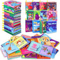 Baby Bath Books, Fabric Soft Baby Cloth Books, Early Education Toys, Waterproof Babies Book for Toddler, Newborn, Infants Perfect Shower Toys, Kids Bath Toys Toddler Gift (12PCS)
