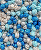 Colored Chickpeas for Sensory Play and Sensory Bins - Many Different Seasonal Colors (4 Cups, Winter 2)