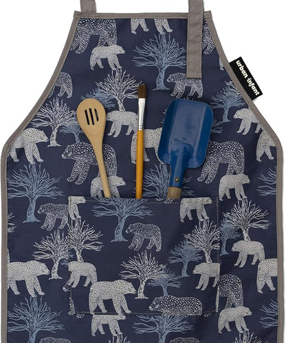 Urban Infant Little Helper Kids Apron - Children's Cooking Art Gardening - Great Gift for Toddler Boys and Girls
