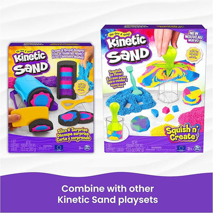 Kinetic Sand, Castle Containers 10-Color Pack of Play Sand for Party Favors, Goodie Bags, Sensory Toys for Kids Ages 3 and up