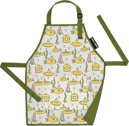 Urban Infant Little Helper Kids Apron - Children's Cooking Art Gardening - Great Gift for Toddler Boys and Girls