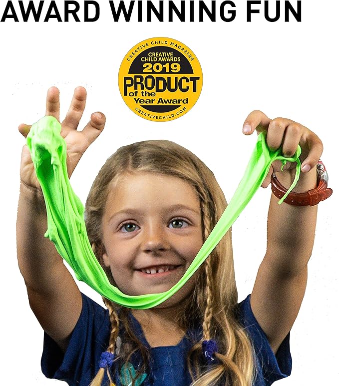 NATIONAL GEOGRAPHIC Mega Science Kit - Glow in The Dark Lab with Crystal Growing Kit, Slime Making, Glowing Putty, Science Experiments, Slime Kit for Boys & Girls, Halloween Crafts (Amazon Exclusive)